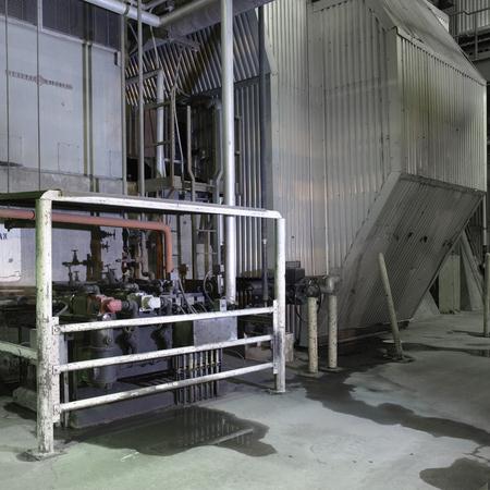 Ventilador de tiragem induzida em usina a carvão