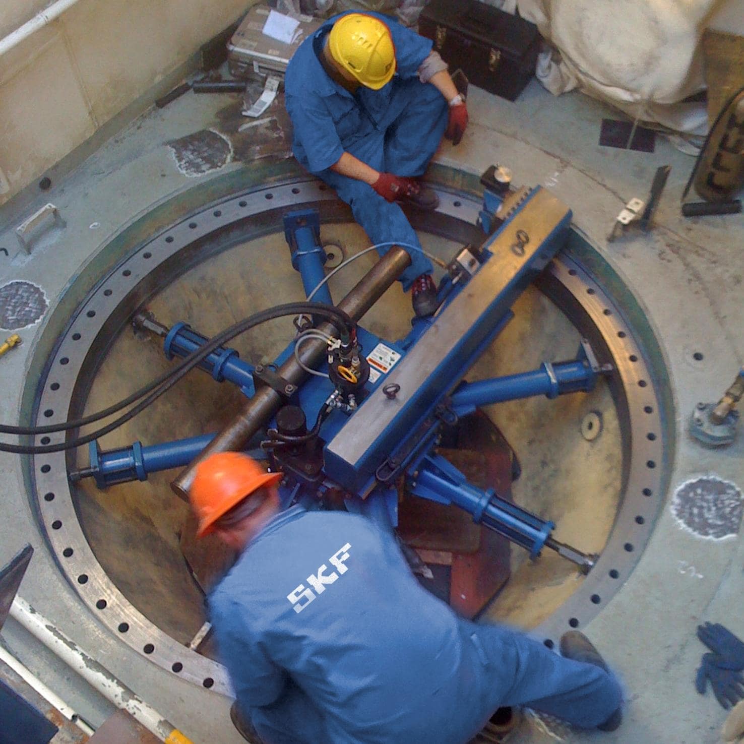On-site machining