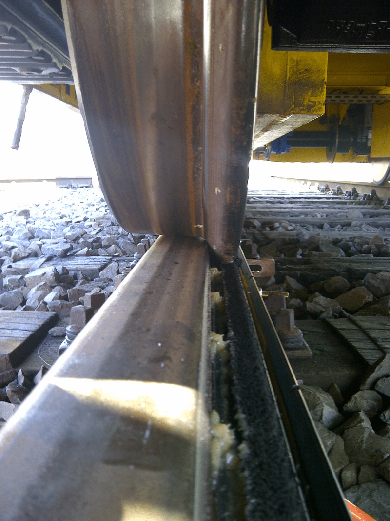 Tram wheel and track