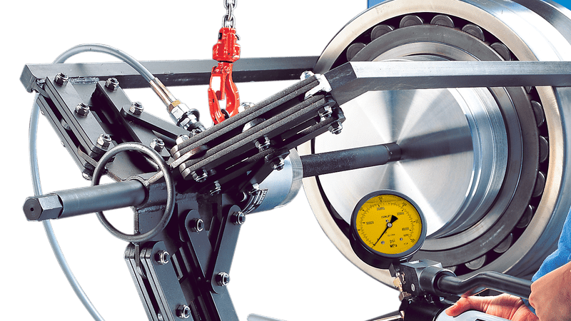 Hydraulically-assisted heavy duty jaw pullers TMHP series Hydraulically-assisted heavy duty jaw pullers TMHP series