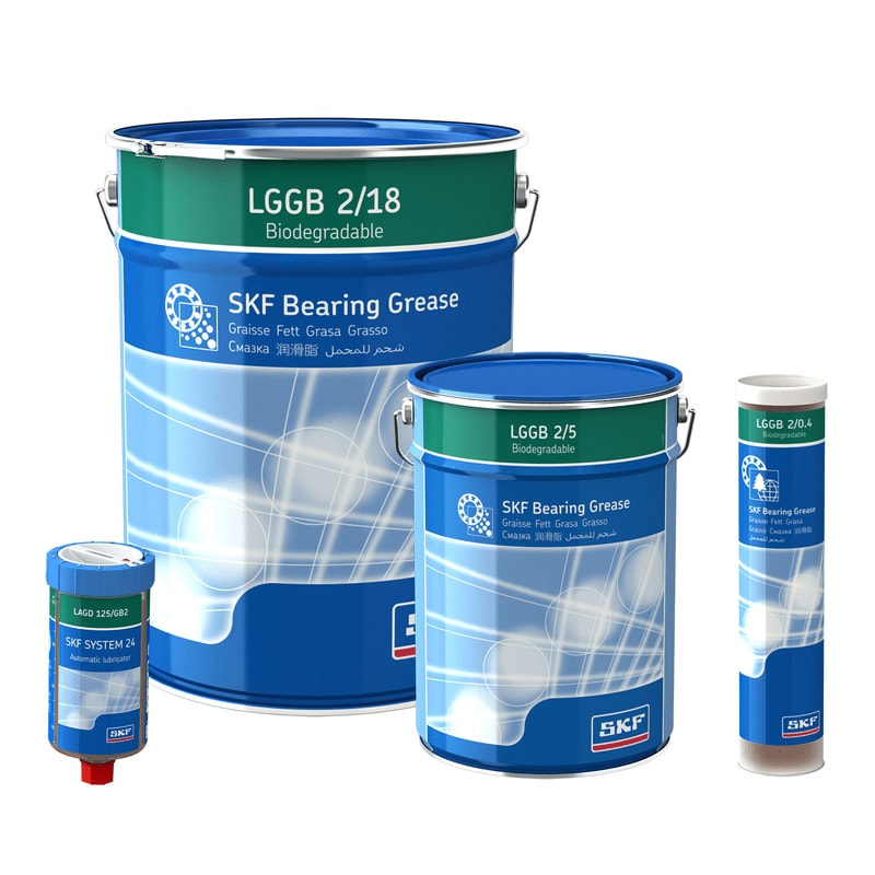 SKF可生物降解綠色軸承潤滑脂LGGB 2 