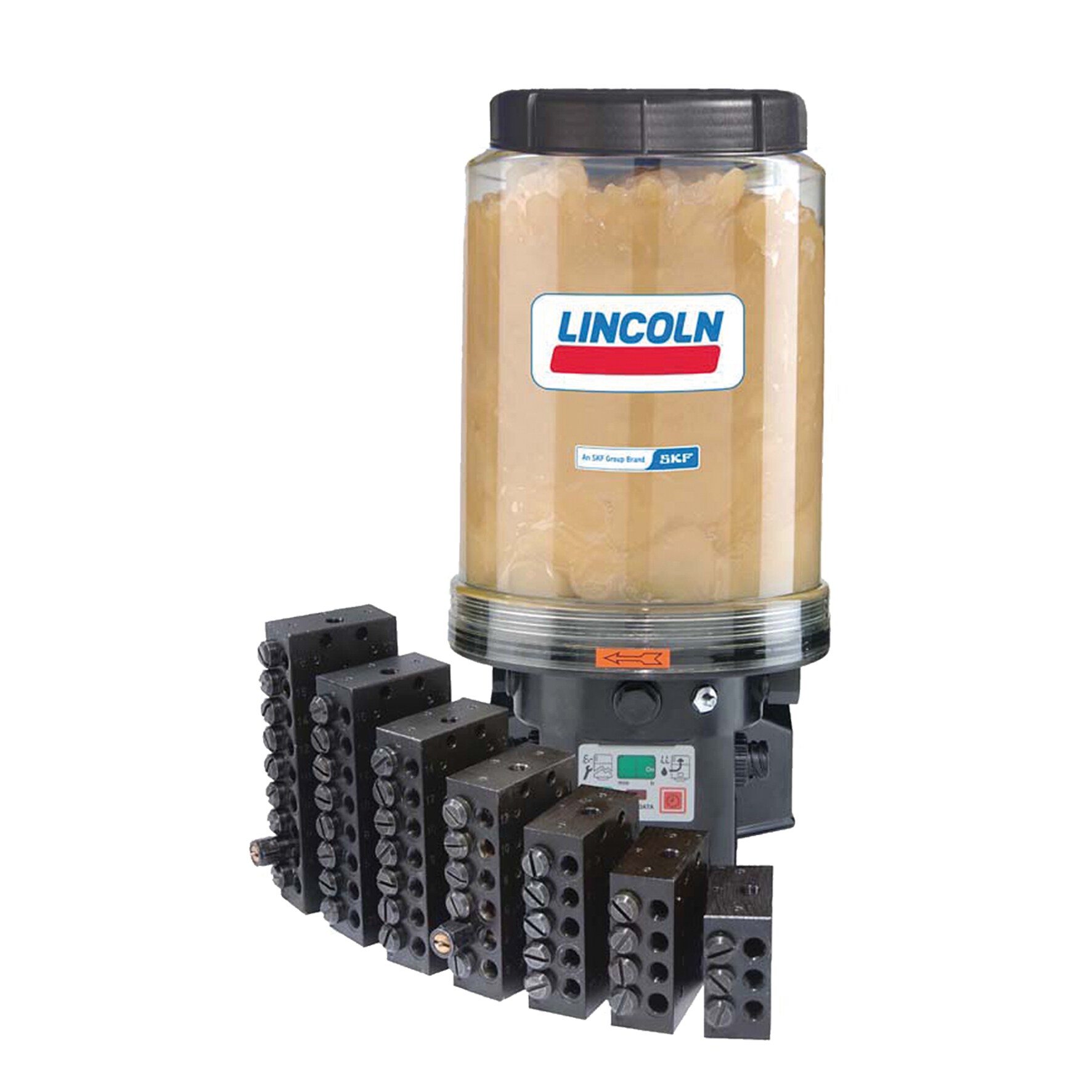 Lincoln Quicklub 243 pump with SSV devices