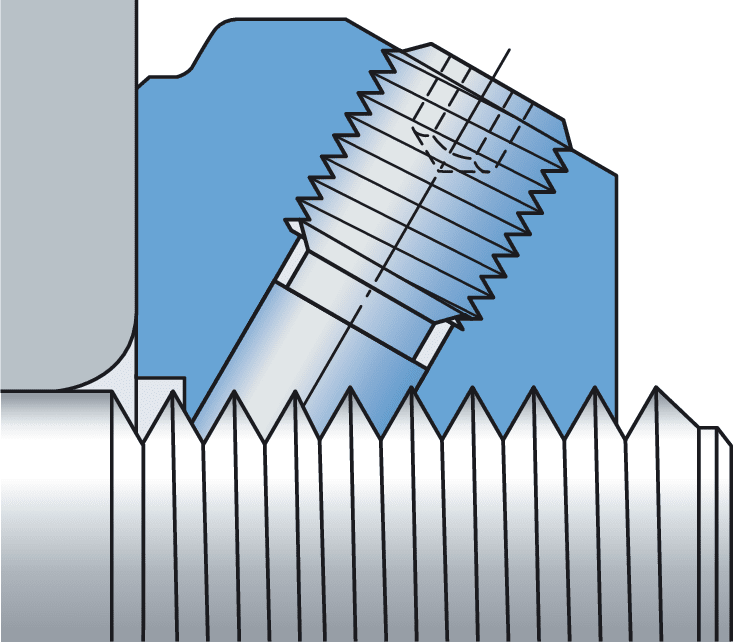 Precision lock nuts with locking pins