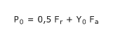 Equivalent static load (tandem)