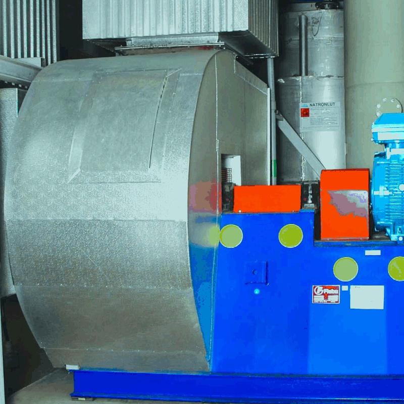 Ventilador de gases calientes