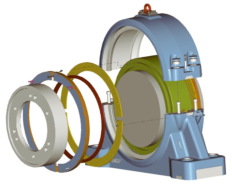 Converter housing exploded view