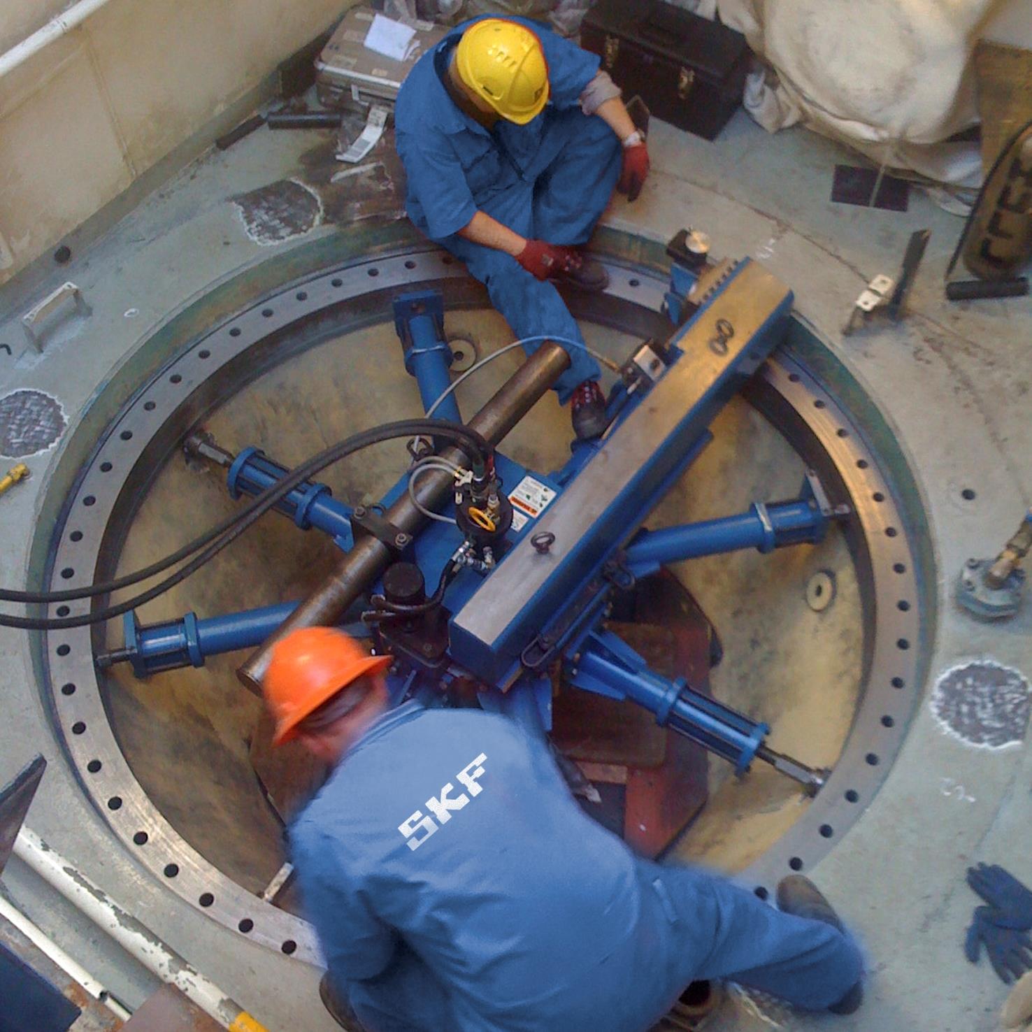 On-site machining