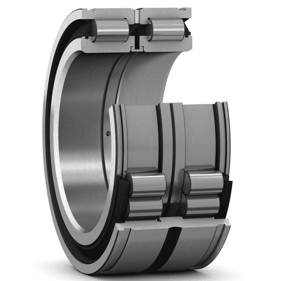 Double row full complement cylindrical roller bearing