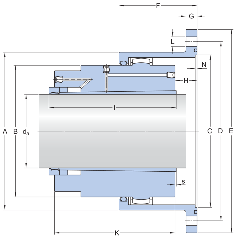 Flexible couplings with oil injection mounting, gear couplings XHCE