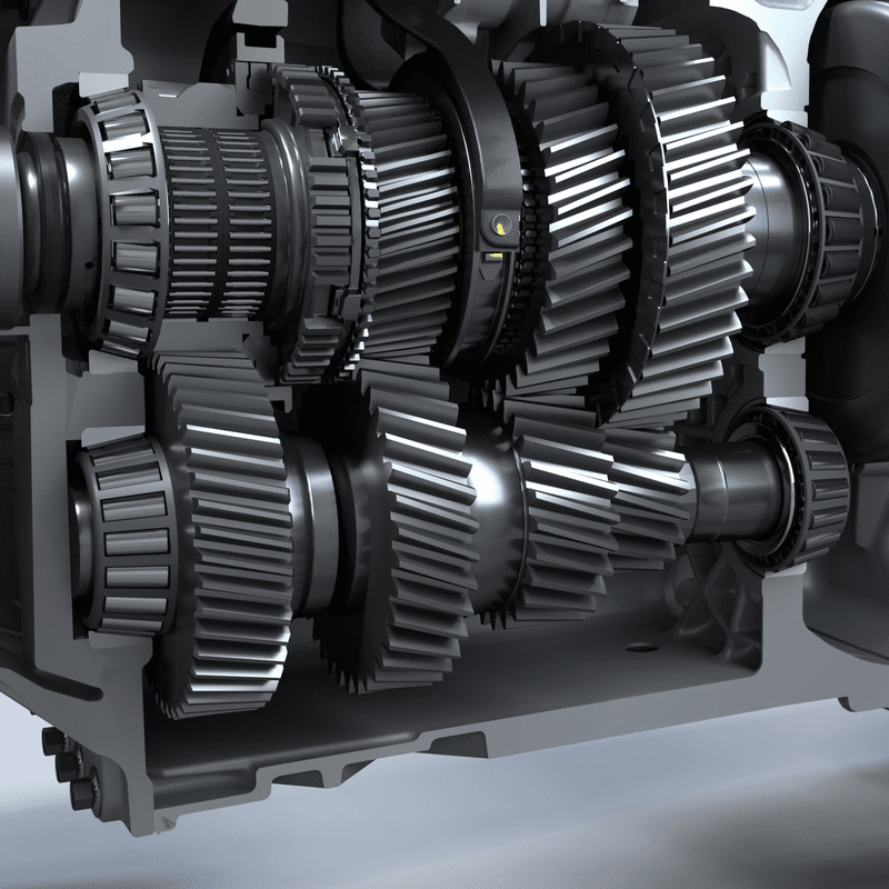 Ứng dụng vòng bi côn trong hộp số