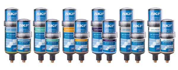 SKF LAGE 250/FP2 ELECTRO-MECHANICAL SINGLE POINT AUTOMATIC LUBRICATOR 