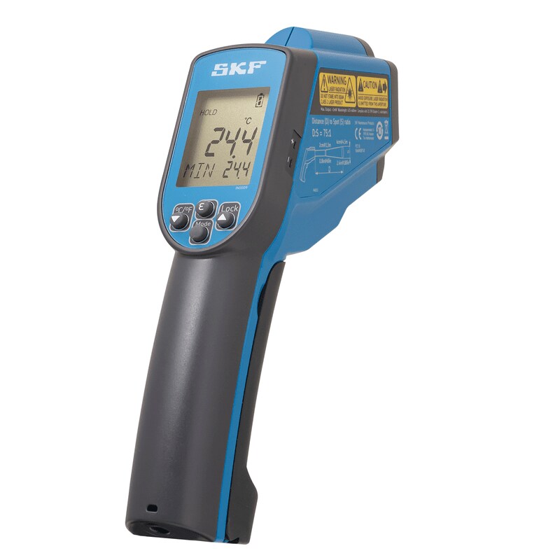 Robinair TIF7612 Infrared Thermometer Pro 12:1 MIN MAX DIF AVG 