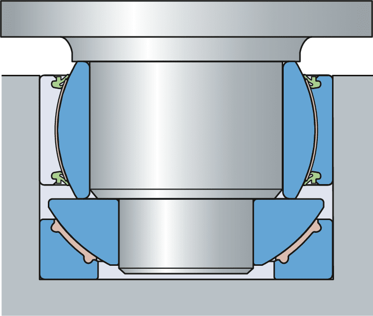 Thrust spherical plain bearings