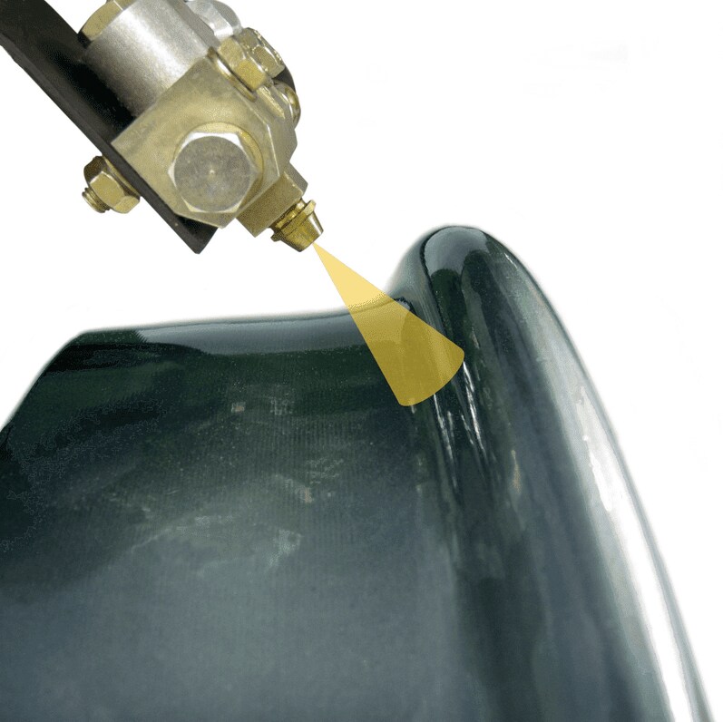 Wheel flange lubrication
