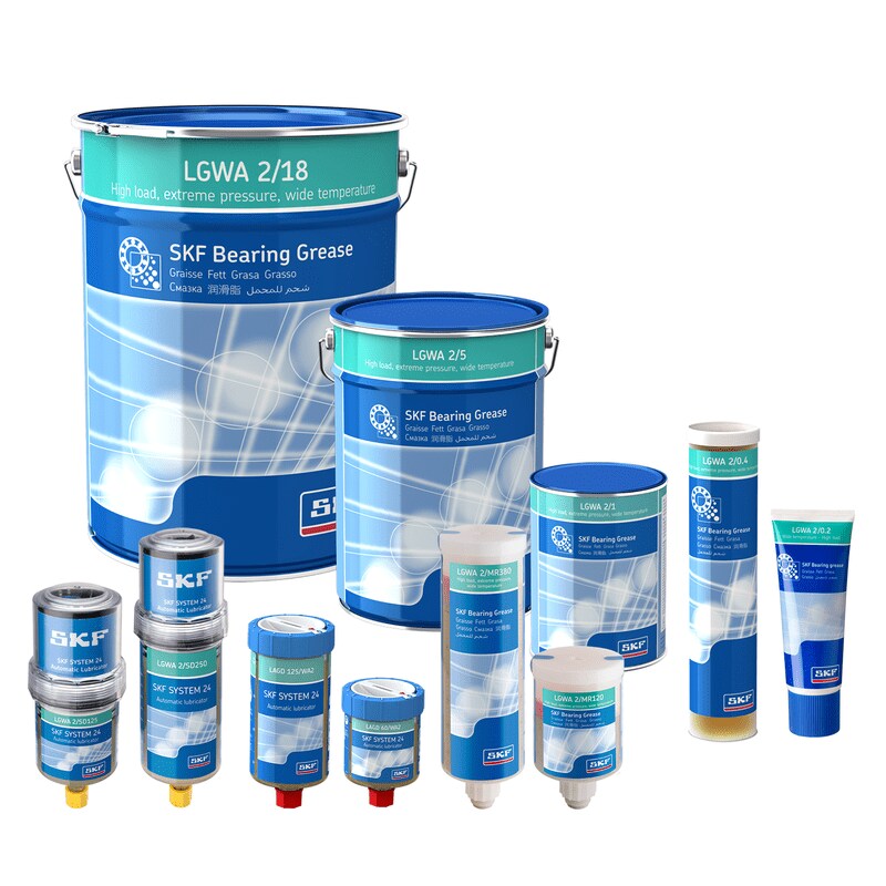 SKF High Load, Extreme Pressure, Wide Temperature Range Bearing Grease LGWA 2 SKF High Load, Extreme Pressure, Wide Temperature Range Bearing Grease LGWA 2