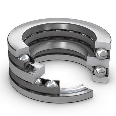 Double direction thrust ball bearing