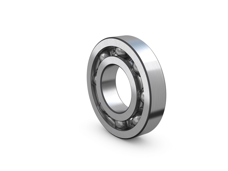 Deep groove ball bearing open with steel cage(1)