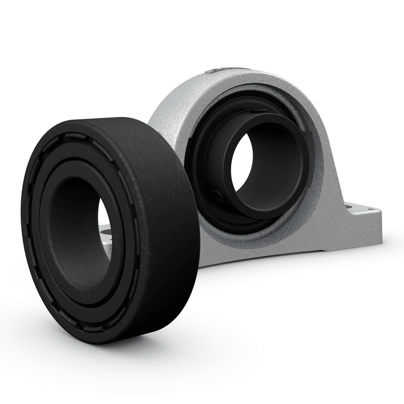 High temperature bearings and bearing units