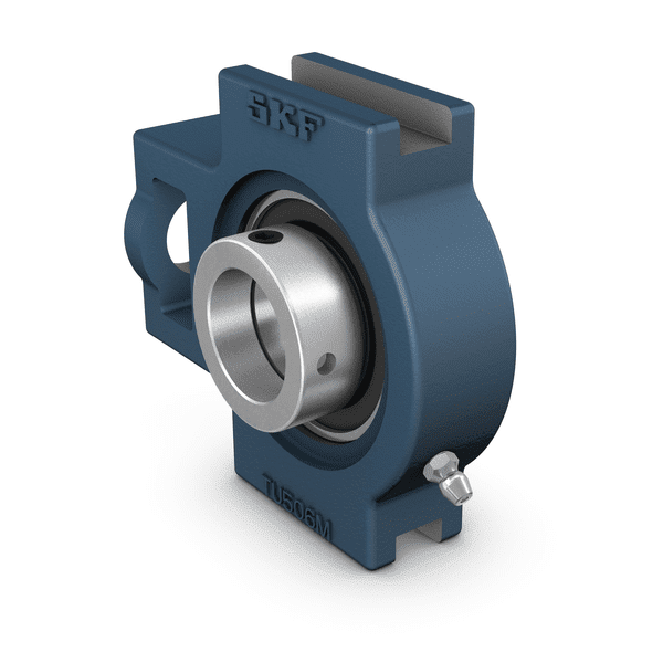 Ball bearing take-up unit with a grey cast iron housing Ball bearing take-up unit with a grey cast iron housing