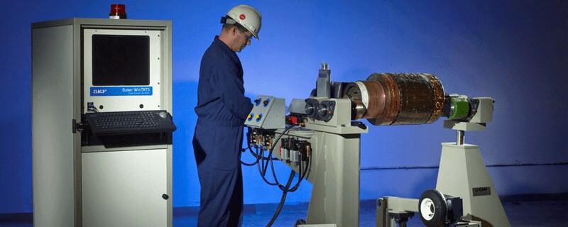 SKF Static Motor Analyzer - Baker WinTATS with fixture