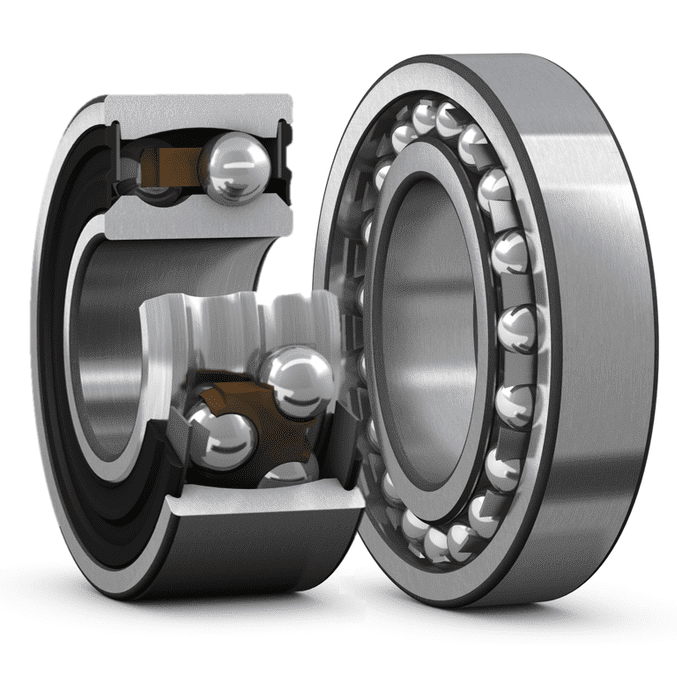 Self-aligning ball bearing