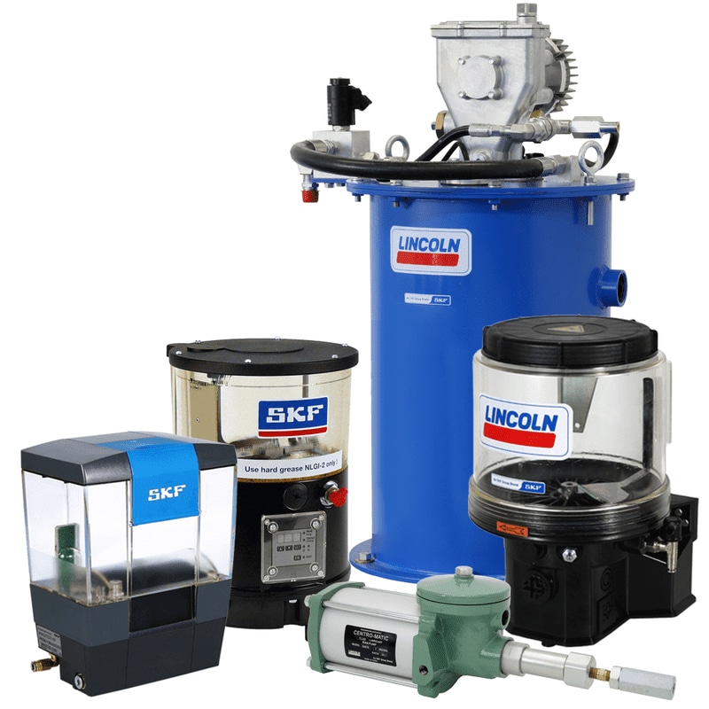 Lubrication pumps and pumping units
