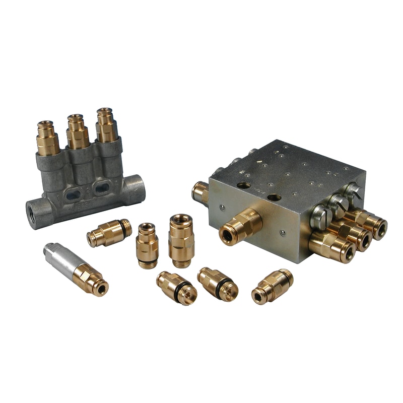 quick connectors and distributors