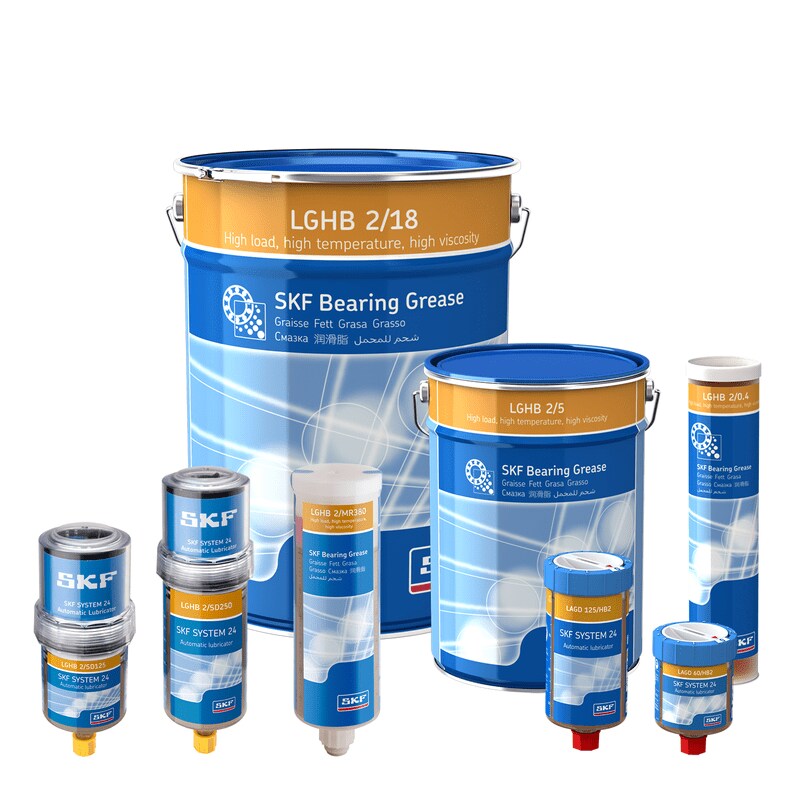 SKF High Load, High Temperature, High Viscosity Bearing Grease LGHB 2