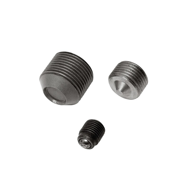 Plugs for oil ducts and vent holes