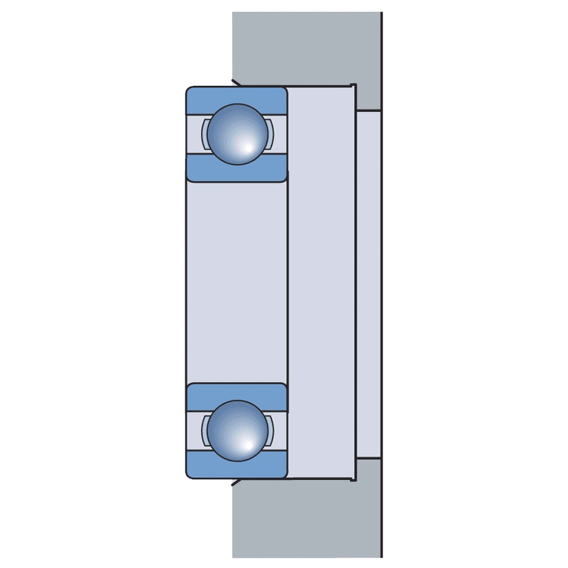 Housing interference fit