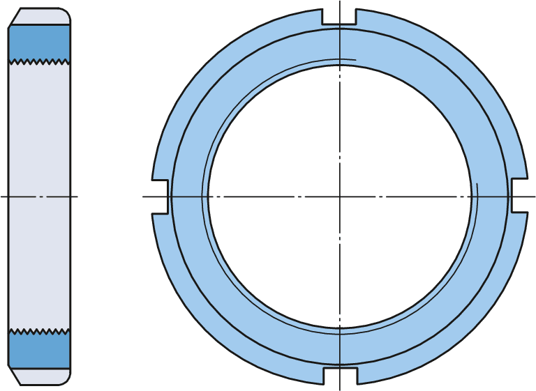 Metric Bearing Lock Nut Size Chart