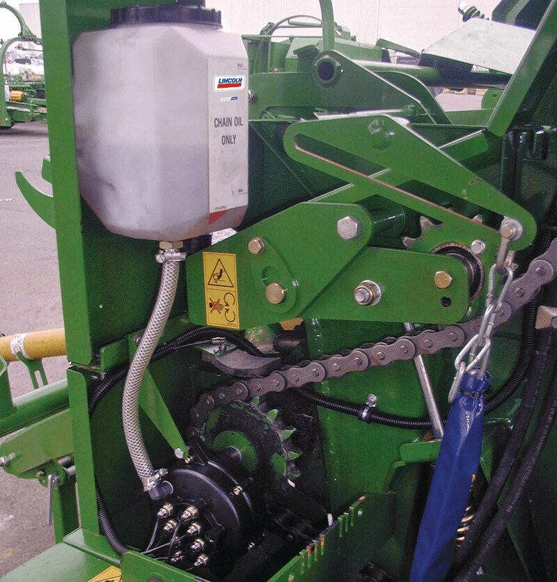 Chain lubrication with MOS-MOP212