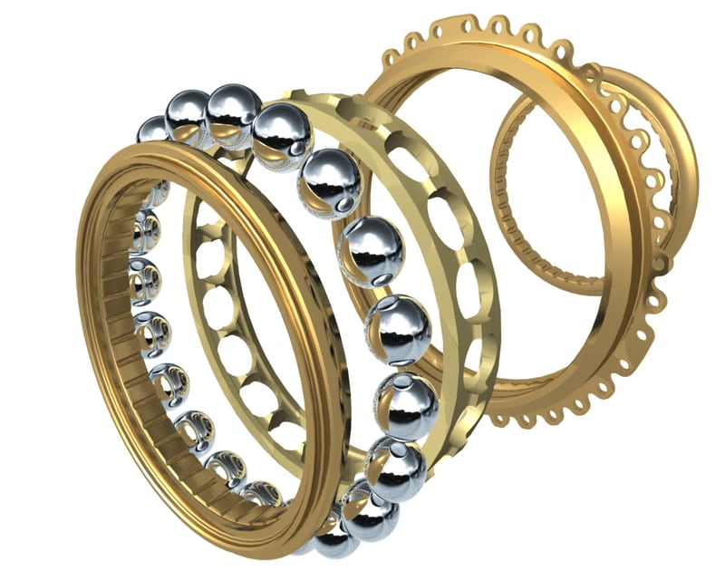 Aeroengine and gearbox bearings