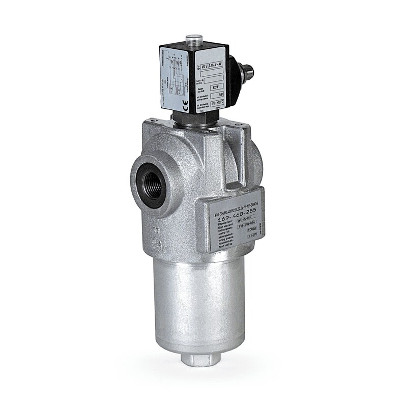 Standard filters with electrical/optical dirt indicator Standard filters with electrical/optical dirt indicator