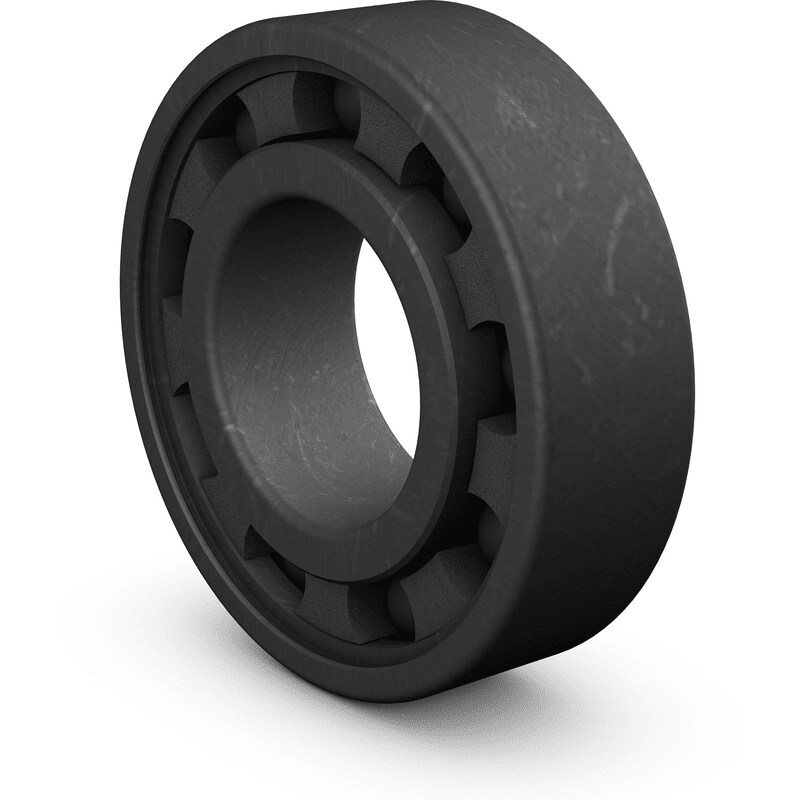 Deep groove ball bearing for high temperature applications
