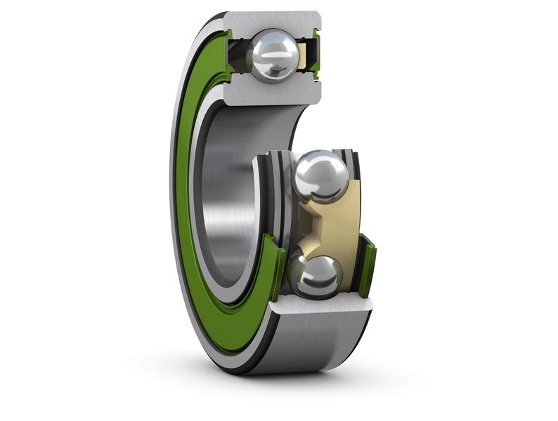 SKF Sealed Energy Efficient deep groove ball bearing_Cut away