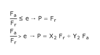 Equivalent dynamic load (tandem)