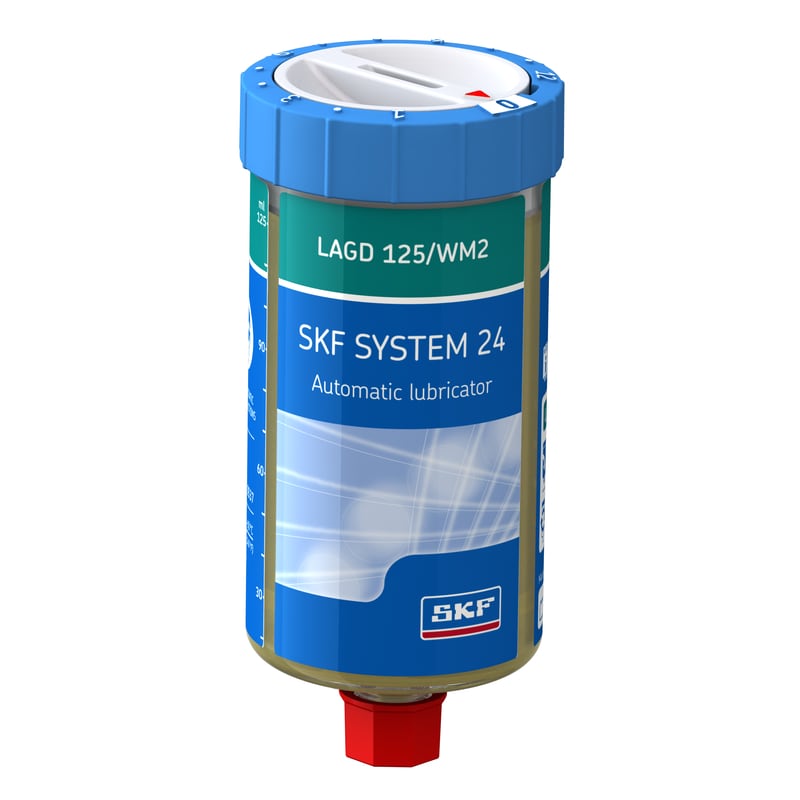 LAGD 125/WM2<br>SKF SYSTEM 24 gas driven single point automatic lubricator