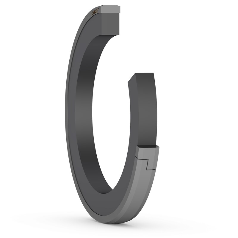 CUT 320X292X9.5<br>Step cut piston seal with rigid cap and rubber energizer