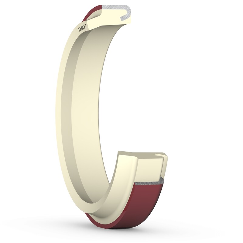 PA 75X85X7X10<br>Polyurethane press-in wiper seal with a single protruding lip and a steel retaining ring