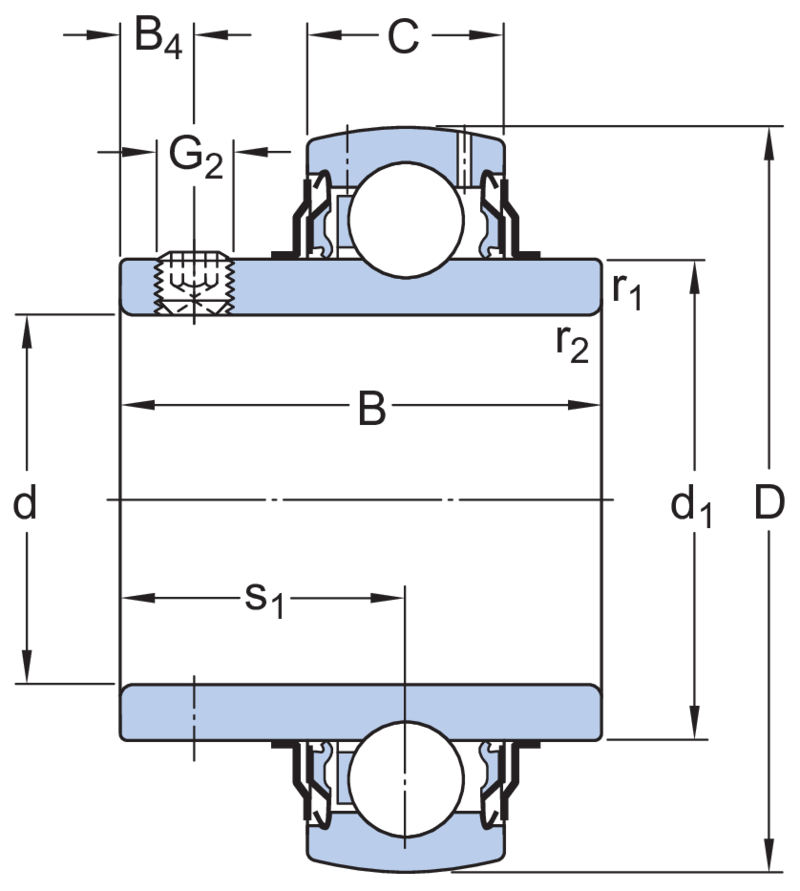 YAR 211-203-2F RODAMIENTO - Imagen 2