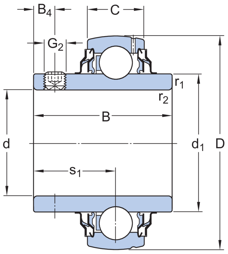 YAR 204-2RF/HV RODAMIENTO - Imagen 2