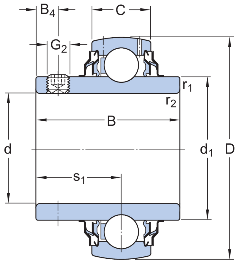 YAR 209-2RF RODAMIENTO - Imagen 2