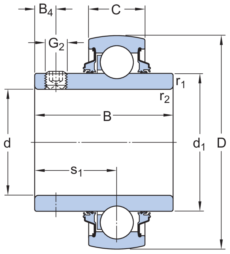 YAR 210-2DW/AG RODAMIENTO - Imagen 2