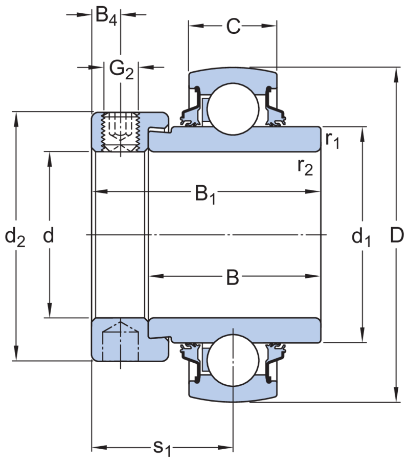 YEL 210-2DW/AG RODAMIENTO - Imagen 2