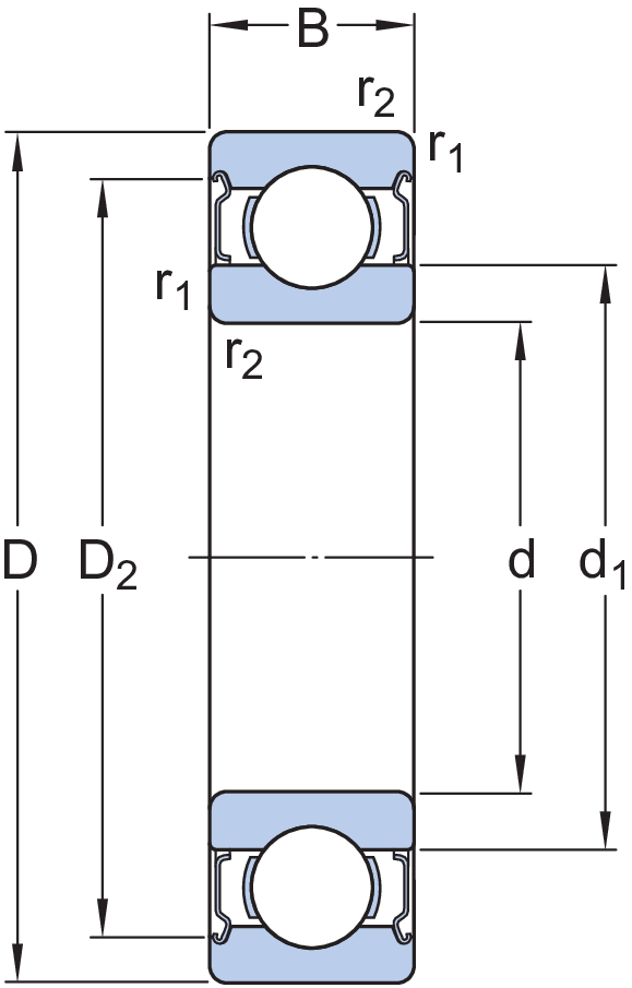 6304-2Z RODAMIENTO - Imagen 2