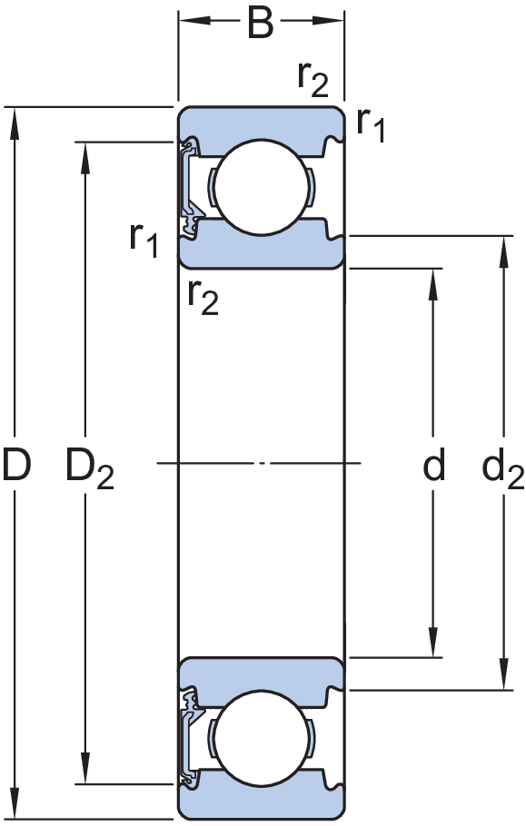 6301-RSH RODAMIENTO - Imagen 2
