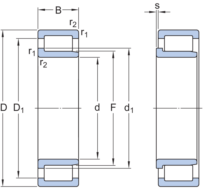 NJG 2308 VH RODAMIENTO - Imagen 2