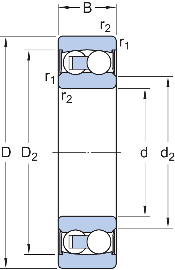 2208 E-2RS1TN9 RODAMIENTO - Imagen 2