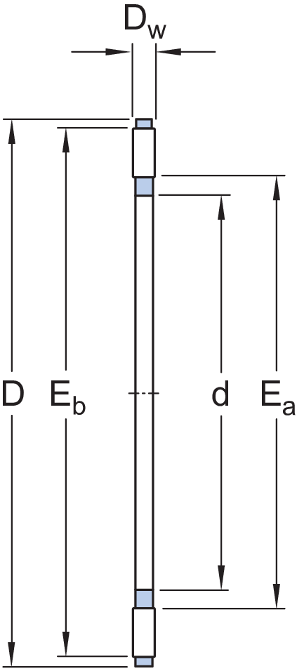 AXK 0821 TN RODAMIENTO - Imagen 2
